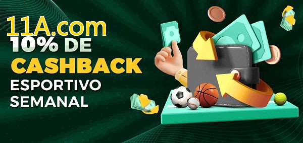 10% de bônus de cashback na 11A.com